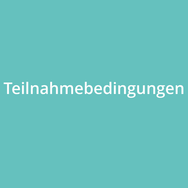 Teilnahmebedingungen
