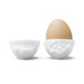 Abbildung 58products Eierbecher Set - Glücklich/Hmpff - weiß Standardbild