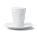 Abbildung 58products Espresso Mug mit Henkel - Verschmitzt - weiß Standardbild