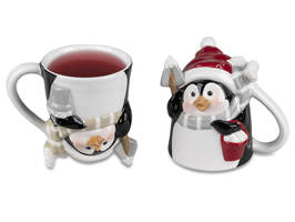 Bollweg Weihnachtsbecher Pinguin sort.