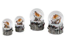 Bollweg Schüttelkugel 6cm Vogelpaar