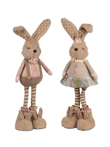 Produktbilder Bollweg Hase steh.45cm Textil farb.so.