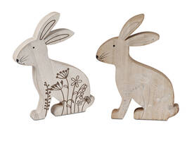 Bollweg Hase 18x22cm Holz farb.sort.