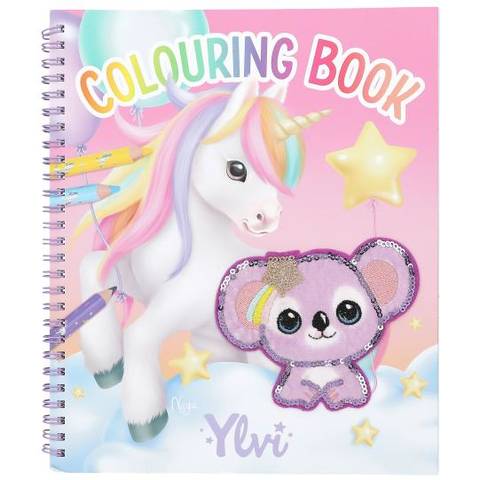 Produktbilder Depesche Ylvi Malbuch Mit Einhorn Pailletten