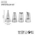 Abbildung Gefu Spritztüllen-Set DECORE, 4-teilig 