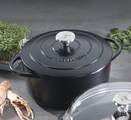 Abbildung Küchenprofi PROVENCE - Bratentopf rund, 24 cm classic black 