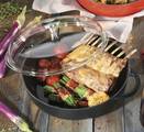Abbildung Küchenprofi PROVENCE - Bauernpfanne mit Glasdeckel, 24cm black 