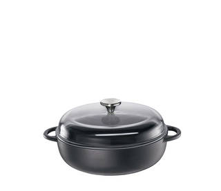 Produktbilder Küchenprofi PROVENCE - Bauernpfanne mit Glasdeckel, 28cm black