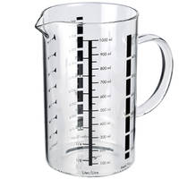Küchenprofi Messbecher 1 L, Glas
