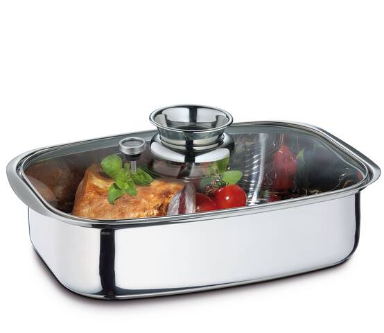 Produktbilder Küchenprofi Aromabräter/Dampfgarer Edelstahl, 36 c