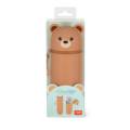 Abbildung Legami 2-in-1-Federmäppchen aus Silikon-Kawaii-TEDDY BEAR 