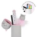 Abbildung Legami 2-in-1-Federmäppchen aus Silikon - Kawaii - KITTY 