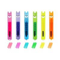 Legami Set mit 6 Mini-Textmarkern - Teddy‘s Mood