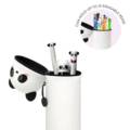 Abbildung Legami 2-in-1-Federmäppchen aus Silikon - Kawaii - PANDA 