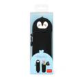 Abbildung Legami 2-in-1-Federmäppchen aus Silikon - Kawaii- PENGUIN 