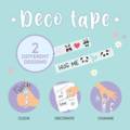 Abbildung Legami Stift mit Dekoband - Deco Tape - PANDA 