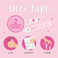 Abbildung Legami Stift mit Dekoband - Deco Tape - UNICORN 