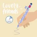 Abbildung Legami Gelstift - Lovely Friends - HIPPO 