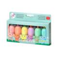 Abbildung Legami Mini-Textmarker im 6er-Set - Carrate Team 