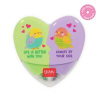Legami HEARTLIGHTER - TEXTMARKER 2 IN 1 - LOVE BIRDS