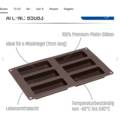 Abbildung Lurch Flexiform Müsliriegel 30x17,5cm 6fach braun 