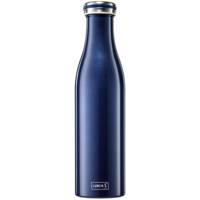 Lurch Isolier-Flasche Edelstahl 0,75l blau-metallic