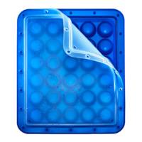 Lurch IceFormer Arctic Kugel Ø3cm blau/transparent