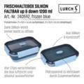 Abbildung Lurch Faltbox Silikon Up&Down 800ml frozen blue Award Logo