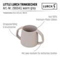 Abbildung Lurch Little Lurch Trinkbecher warm grey 