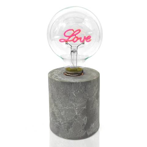 Produktbilder Mea living Lucia - Tischleuchte  LED-Lampe „Love", pink