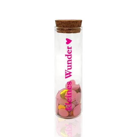 Produktbilder Mea living Geldgeschenk Röhrchen "KLEINES WUNDER" Pink