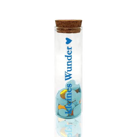 Produktbilder Mea living Geldgeschenk Röhrchen "KLEINES WUNDER" Blau