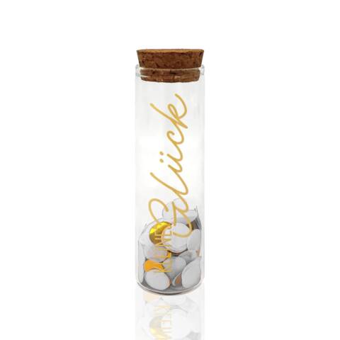 Mea living Geldgeschenk Röhrchen "KLEINES Glück" Gold Produktbilder Mea living Geldgeschenk Röhrchen "KLEINES Glück" Gold