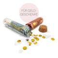 Abbildung Mea living Geldgeschenk Röhrchen "HERZLICHEN GLÜCLWUNSCH" 