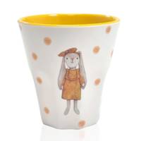 Mea living Melamin Becher gelb "Hase Hedda"
