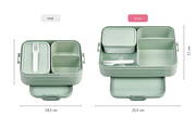 Abbildung Mepal Bento Lunchbox Take a Break large -Nordic Black 