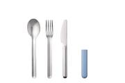 Abbildung Mepal Besteck-Set  Bloom 3-teilig - Nordic Blue 