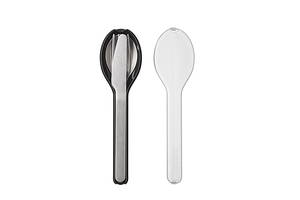 Mepal Bestek-Set Ellipse 3-teilig - Nordic Black