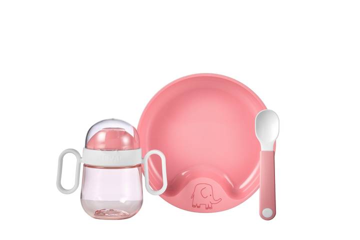 Produktbilder Mepal Set Babygeschirr Mepal Mio 3-teilig - deep pink