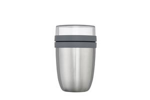 Mepal Thermo-Lunchpot Ellipse - Edelstahl gebürstet