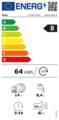 Abbildung Miele G 5433 SCU Active Plus E Unterbau-Geschirrspüler Energielabel groß