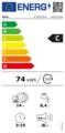 Abbildung Miele G 5310 SCU Active Plus Unterbau-Geschirrspüler 60 Energielabel groß