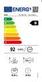 Abbildung Miele TQ 1000 WP Nova Edition Energielabel groß