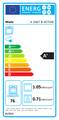 Abbildung Miele H 2467 B Active Einbau-Elektro-Backofen schwarz Energielabel groß