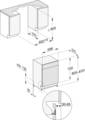Abbildung Miele G 5110 SCU Active Unterbau-Geschirrspüler 60 cm Dimensionszeichnung