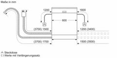 Abbildung Siemens SN53ES02BD Einbau-Geschirrspüler teilintegriert 60 