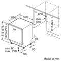 Abbildung Siemens SN63HX03BD Einbau-Geschirrspüler vollintegriert 60 