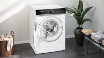 Abbildung Siemens WG44B2A90 Stand-Waschmaschine Energielabel Pfeil rechts