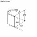 Abbildung Siemens KI22LEDD1 Einbau-Kühlschrank mit Gefrierfach 