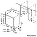 Abbildung Siemens SN63HX02BD Einbau-Geschirrspüler vollintegriert 60 